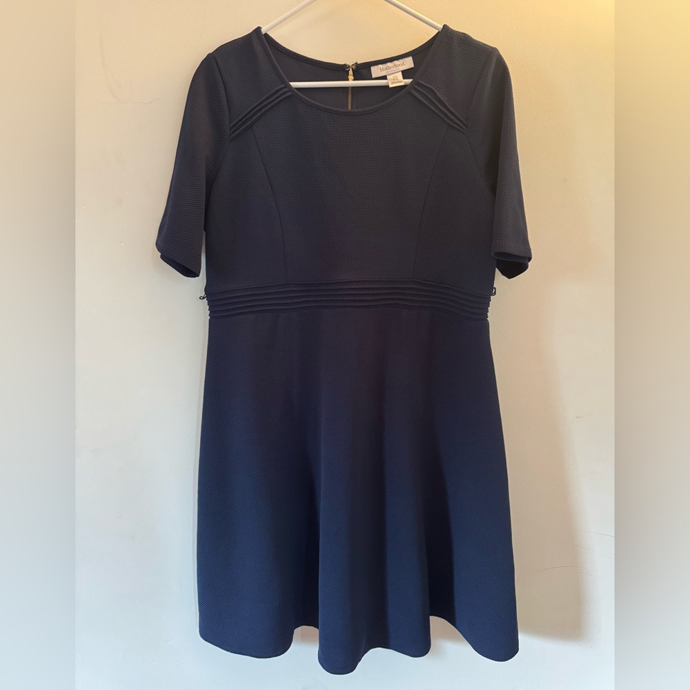 Motherhood Maternity Womens  Dress Size Large Navy Blue